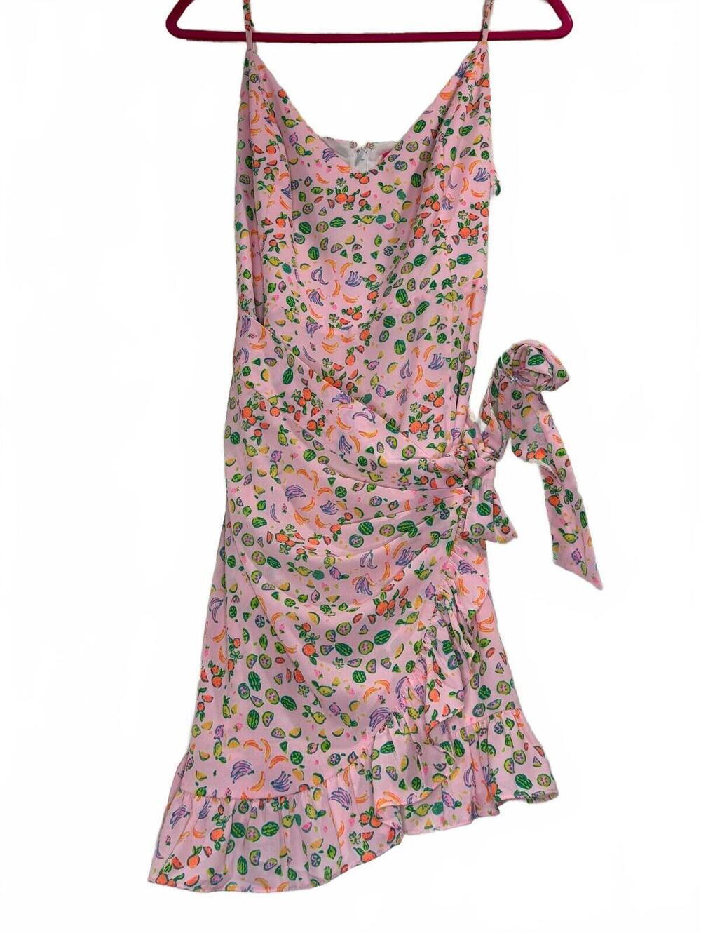 Lilly Pulitzer Alisa Wrap Dress Lil Juicy Fruit (Size 16)